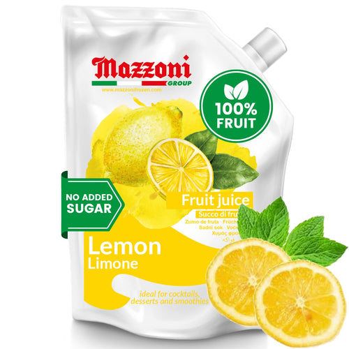 Mazzoni Lemon Fruit Juice, 100% Fruit , No Sugar Added 2.2 lb