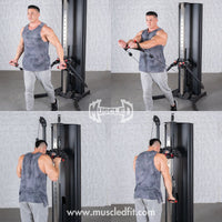 Dual Adjustable Functional Trainer | Muscle D Fitness Full-Body Machine