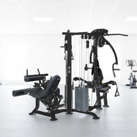 Megatron Corner Gym - Muscle D Fitness - Leg Extension/Leg Curl - Cable Fly - Functional Column - Chest Press - Seated Row - Lat Pulldown