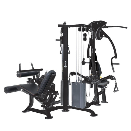 Megatron Corner Gym - Muscle D Fitness - Leg Extension/Leg Curl - Cable Fly - Functional Column - Chest Press - Seated Row - Lat Pulldown