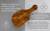 Mediterranean Olive Wood Bread & Butter Set. 2-Pcs