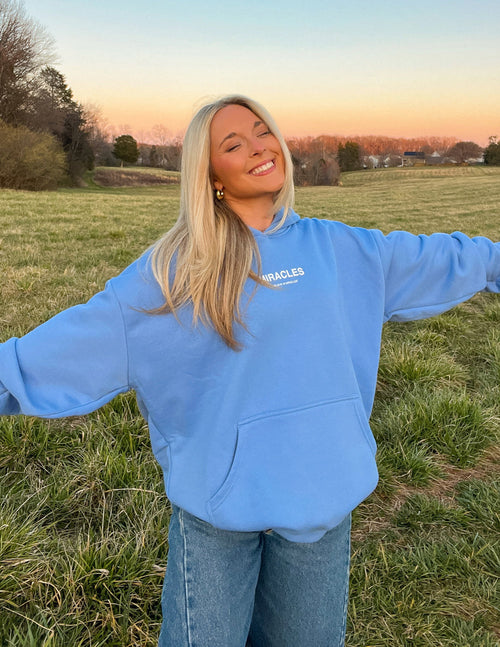 Miracles Blue Unisex Hoodie