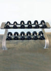 Two Tier 6 Pairs Dumbbell Rack - Muscle D Fitness - Durable 2 Tier 6 Pair Dumbbell Rack
