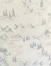 Mountainscape Throw Blanket