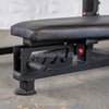 Excel Vertical Leg Press - Muscle D Fitness - Plate Load Leg Press - Adjustabe Back Pad - Weight Storage Pegs - Safety stops