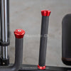 Excel Vertical Leg Press - Muscle D Fitness - Plate Load Leg Press - Adjustabe Back Pad - Weight Storage Pegs - Safety stops