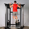 Muscle D Fitness 88" Dual Adjustable Pulley – Compact Cable Machine