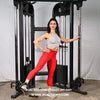 Muscle D Fitness 88" Dual Adjustable Pulley – Compact Cable Machine