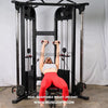 Muscle D Fitness 88" Dual Adjustable Pulley – Compact Cable Machine
