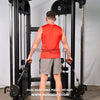 Muscle D Fitness 88" Dual Adjustable Pulley – Compact Cable Machine