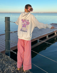 My Strength Floral Unisex Hoodie