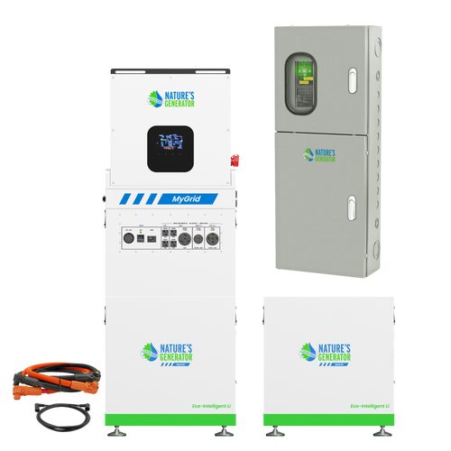 MyGrid 10K with Transfer Switch for House Battery Backup