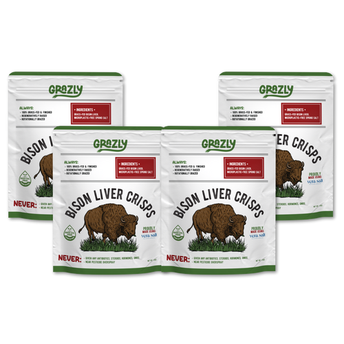 Bison Liver Crisps - 100% Grass-Fed/Finished