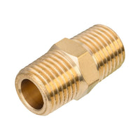 30 Pcs 1/4" Male NPT Brass Hex Connector