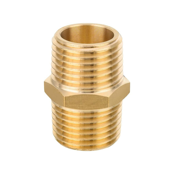 1/2" Male NPT Brass Hex Connector