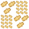 1/2" x 1/4" Male NPT Brass Hex Connector