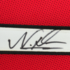 Framed Autographed/Signed Nakobe Dean 35x39 Georgia Red College Football Jersey JSA COA