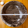 Narcist Brown Marble Vessel Sink High-Gloss Polished