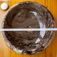 Narcist Brown Marble Vessel Sink High-Gloss Polished
