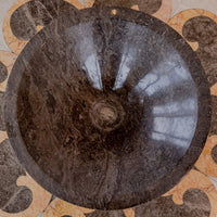 Narcist Brown Marble V-Shape Tapered Sink Polished (D)16" (H)6"