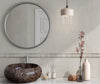 Narcist Brown Marble Vessel Sink High-Gloss Polished