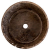 Narcist Brown Marble Vessel Sink High-Gloss Polished (D)16" (H)6.5"