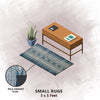 Premium Hand-Tufted Rug Made of 100% Wool  - Native Path - 3x5 Feet