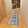 Premium Hand-Tufted Rug Made of 100% Wool  - Native Path - 2x10 Feet