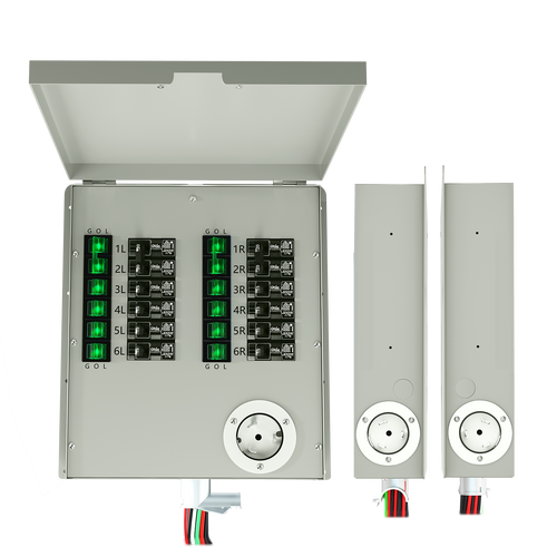 12-Circuit 120/240V 50A Non-Automatic Transfer Switch