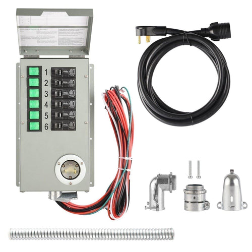 Nature's Generator Lithium 3600 Solar Generator and Transfer Switch