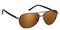 Polarized Amber / No Bifocal/Reader (Plano) ($90) / Gun Metal/Glossy Black