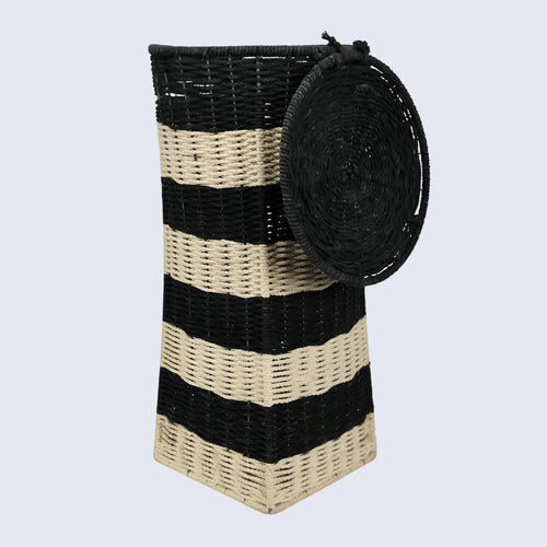 handmade-cotton-iron-laundry-basket-organizer-box-large