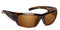 Polarized Amber / No Bifocal/Reader (Plano) ($90) / Tortoise