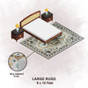 Premium Hand-Tufted Rug Made of 100% Wool  - Northern Tale - 8x10 Feet