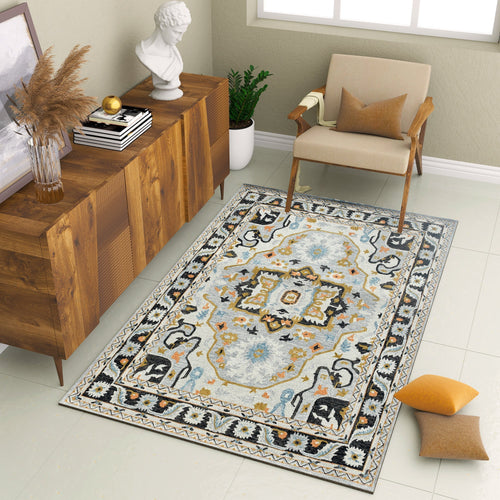 Premium Hand-Tufted Rug Made of 100% Wool  - Northern Tale - 5x8 Feet