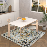 Premium Hand-Tufted Rug Made of 100% Wool  - Northern Tale - 6x6 Feet