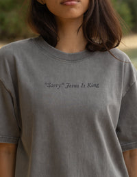 Not Sorry Jesus Is King Heavyweight Tee