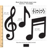 Music Notes Cutouts
