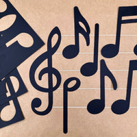 Music Notes Cutouts