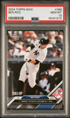 Graded 2024 Topps Now Ben Rice #388 Rookie RC Baseball Card PSA 10 Gem Mint