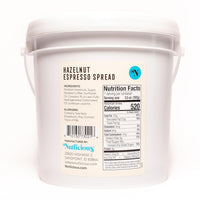 Nutlicious, Hazelnut Espresso Spread , Spreadable Espresso with A Hint of Roasted Hazelnuts, (9lb)