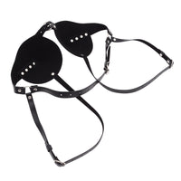 Faux Leather Sculpted Push-Up Bralette Bra Top