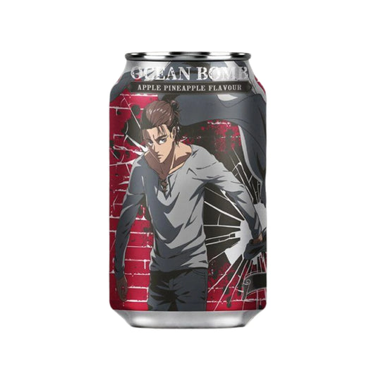 Ocean Bomb Attack On Titan Apple Pinapple (330ml) Taiwan (6pk)