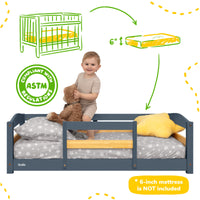 Floor Bed - Crib Size Ocodile.com