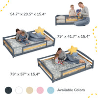 Floor Bed - Crib Size Ocodile.com