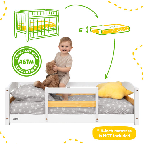 Floor Bed - Crib Size Ocodile.com