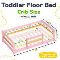 Floor Bed - Crib Size Ocodile.com