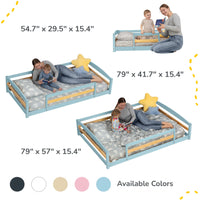 Floor Bed - Crib Size Ocodile.com