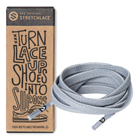 Light Grey Flat Elastic Stretch Shoe Laces The Original Stretchlace