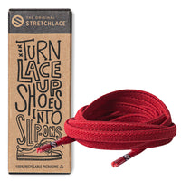 Red Flat Elastic Stretch Shoe Laces The Original Stretchlace